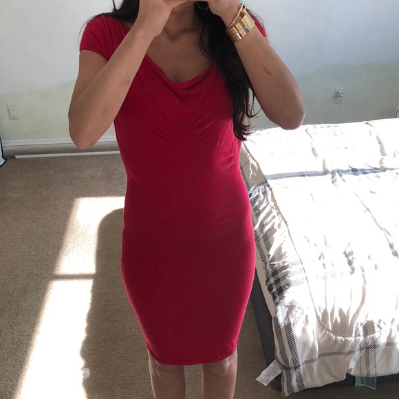 Max Studio Red Knit Dress size S - Picture 4 of 6